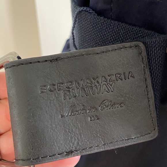 BCBG MAXAZRIA Runway Navy Metal Studded Dress - Picture 7 of 8